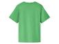 Dos d'un t-shirt vert à manches courtes pour enfants.