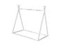 Cadre de lit blanc style tipi pour enfants