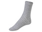 Chaussettes grises à côtes