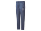 Pantalon de survêtement bleu avec l'inscription 'Life is a collection of moments'.