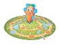 Tapis de jeu gonflable sur le thème de la carotte avec un design ludique