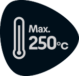 Température maximale 250°C.