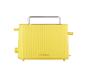 Grille-pain jaune SilverCrest sur fond blanc