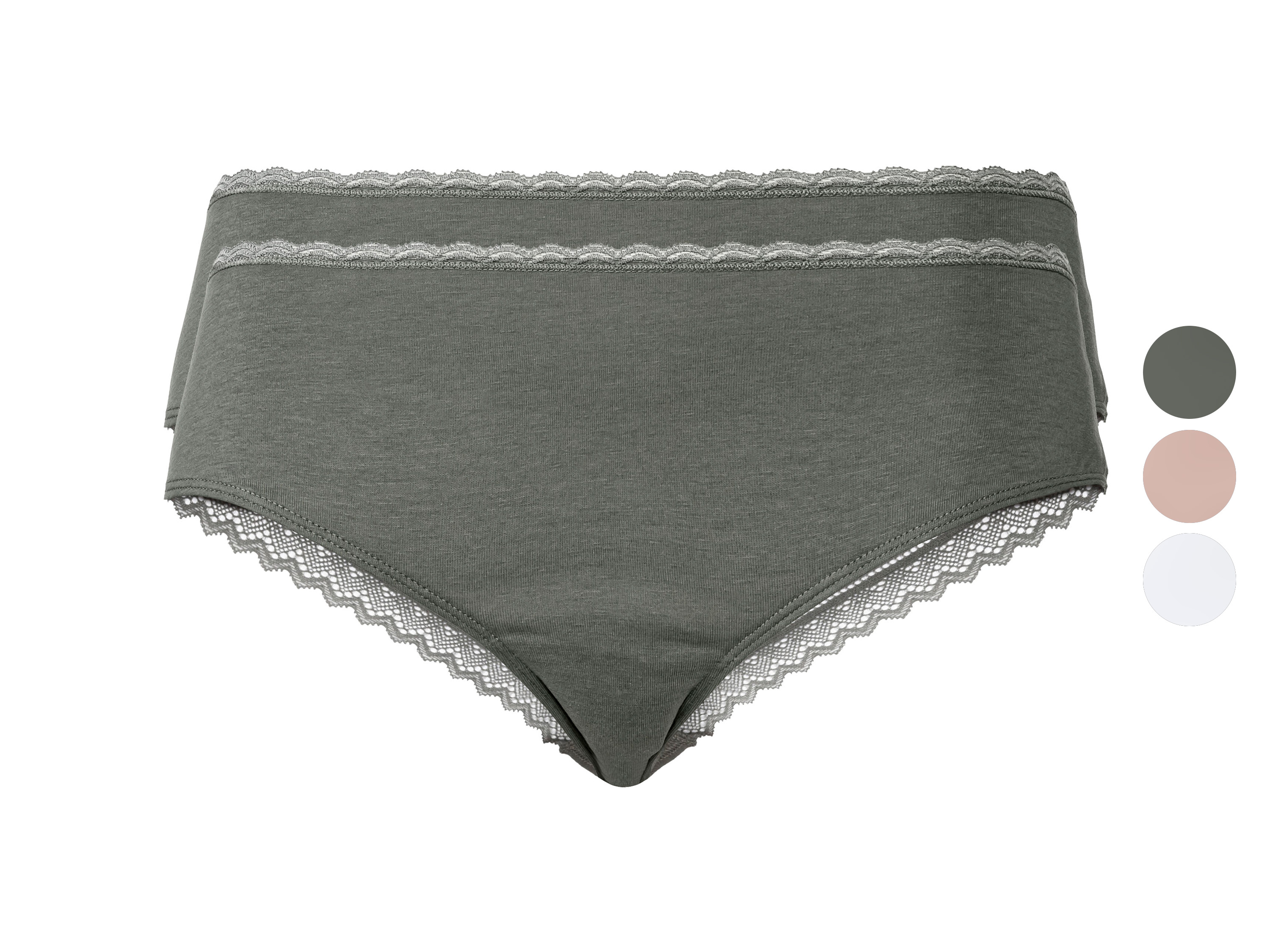 esmara® Lot de 2 hipsters à dentelle femme