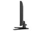 Moniteur à écran plat noir avec support, vue latérale