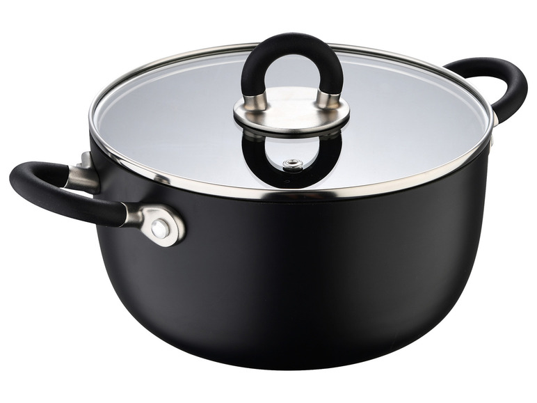 Aller en mode plein écran : Masterpro by ALESSI Sauteuse en aluminium avec couvercle, Ø 20 x 10,5 cm - Image 9