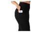 Leggings noirs avec poches pour téléphone.