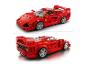 Modèle Lego d'une voiture de sport rouge Ferrari F40.