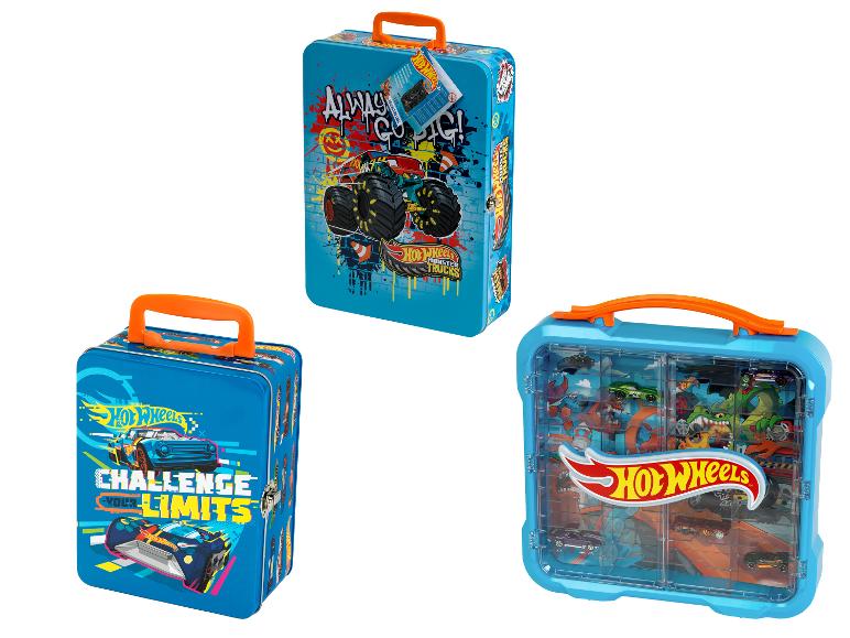 Mallettes de rangement KLEIN Hot Wheels dans différents designs.