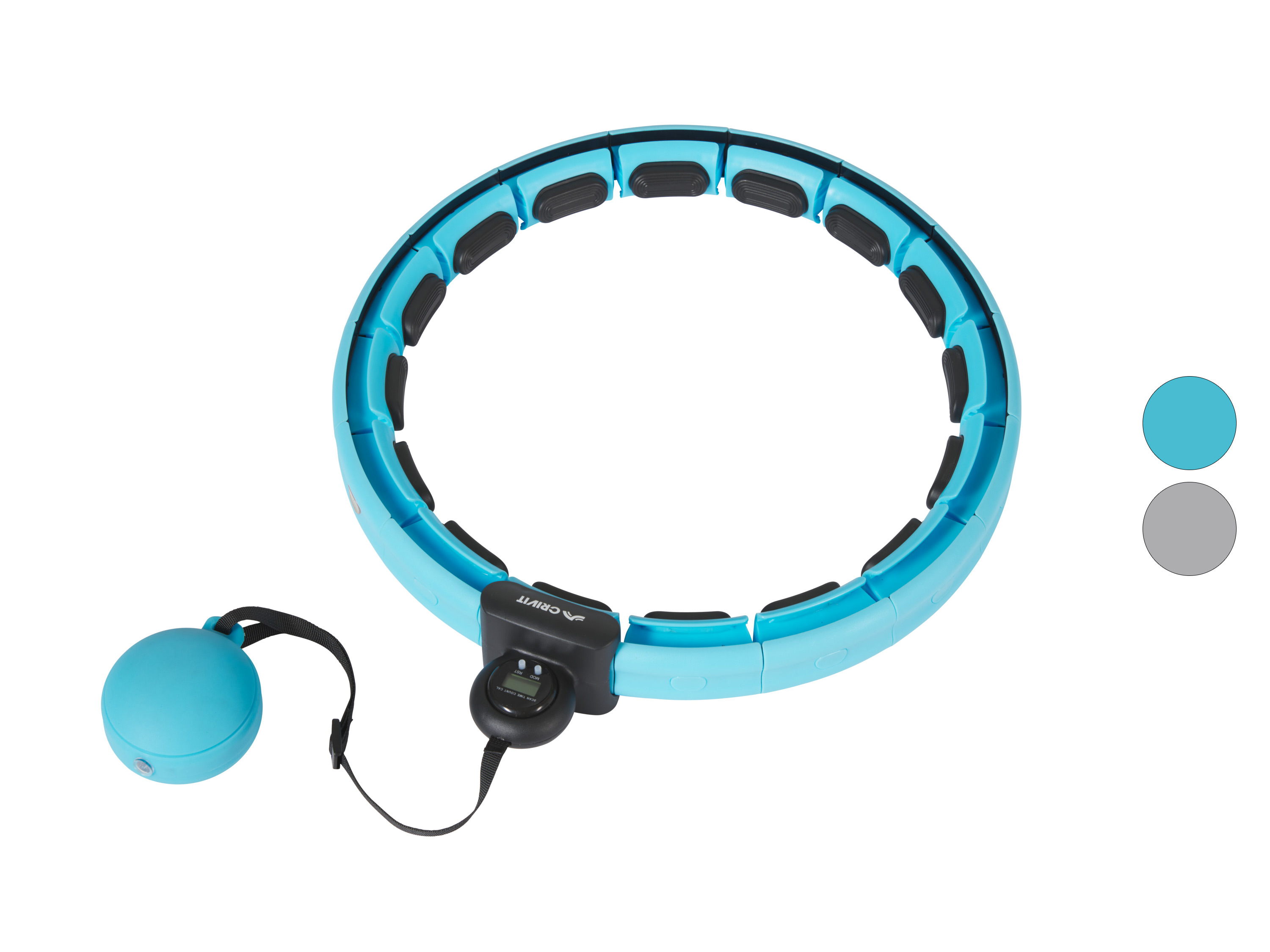 CRIVIT Cerceau hula hoop avec poids