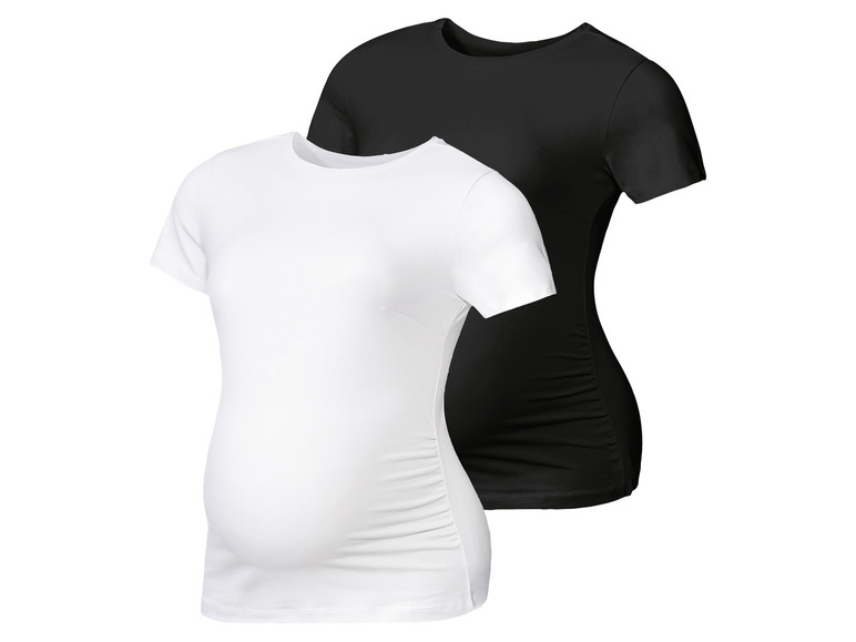 Aller en mode plein écran : esmara® Lot de 2 t-shirts de grossesse femme - Image 2