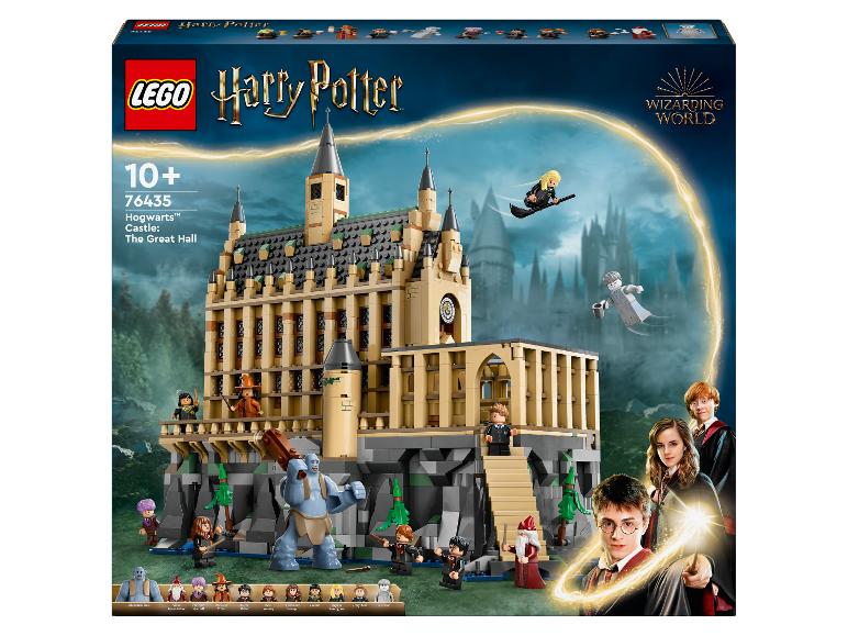 Ensemble LEGO Harry Potter avec le château de Poudlard et la Grande Salle.