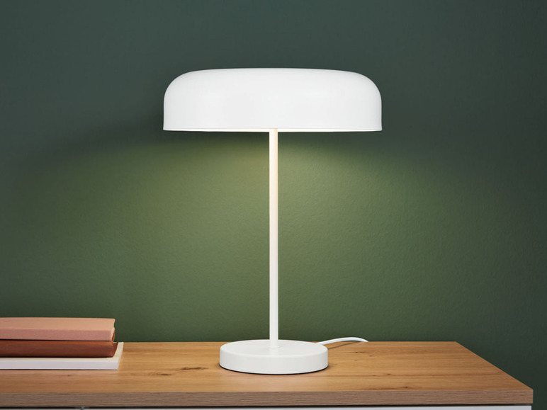 Aller en mode plein écran : LIVARNO home Lampe de table, 1 ou 2 ampoules, blanc mat - Image 9