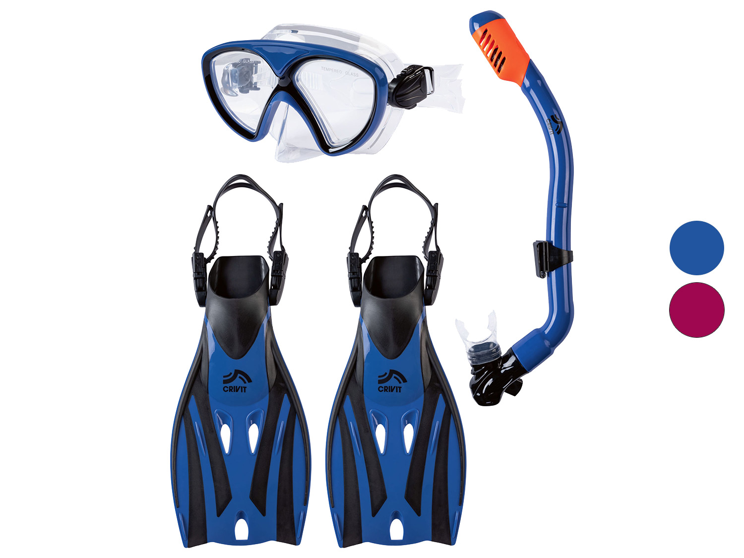 CRIVIT Set de plongée et snorkeling enfant