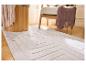 Tapis à poils longs LIVARNO® avec motif géométrique dans une pièce lumineuse.