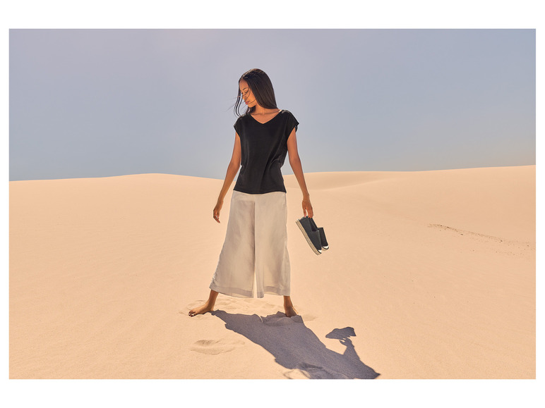 Aller en mode plein écran : esmara® Jupe-culotte en lin femme - Image 8