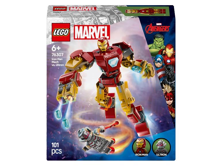 Ensemble de construction avec robot Iron Man et Ultron, 101 pièces.