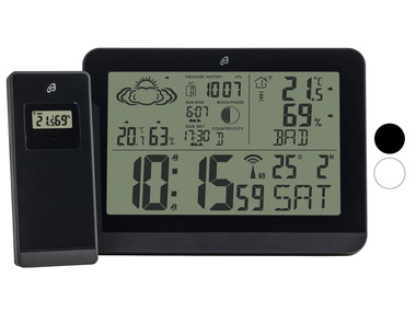 AURIOL® Station météo radio design, avec capteur extérieur