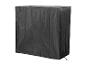 Housse de protection noire imperméable pour mobilier de jardin ou barbecue
