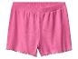 Shorts rose à côtes, style estival.