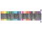 Feutres double pointe colorés alignés, prêts pour un usage créatif.