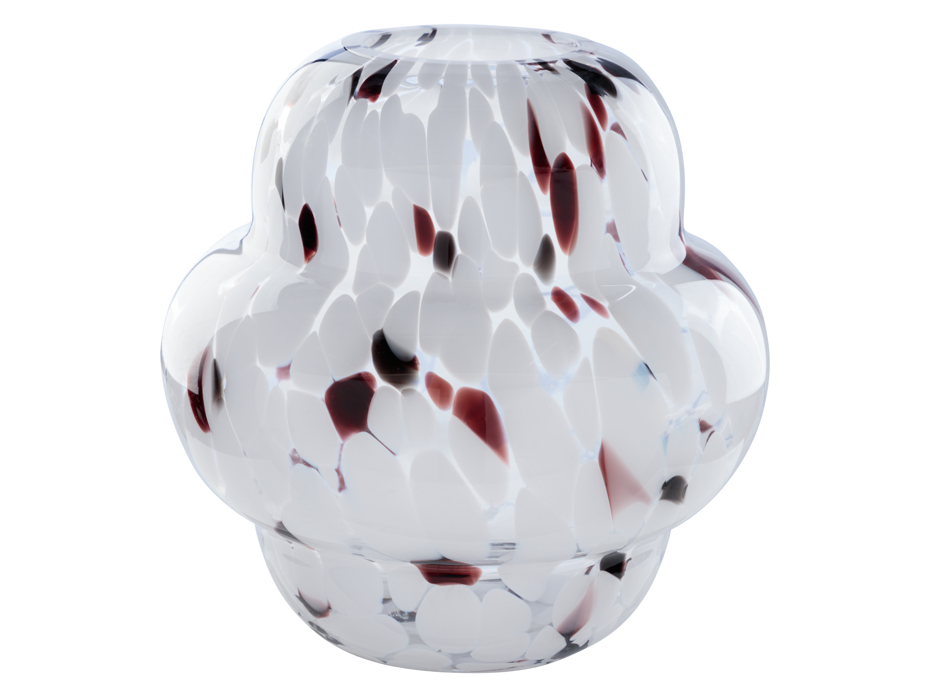 LIVARNO home Photophore en verre  (blanc/rouge)
