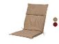 Une assise de chaise beige avec dossier