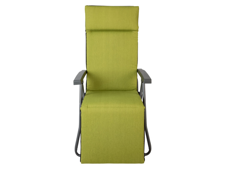 Aller en mode plein écran : LIVARNO home Fauteuil relax avec revêtement, vert/anthracite - Image 3