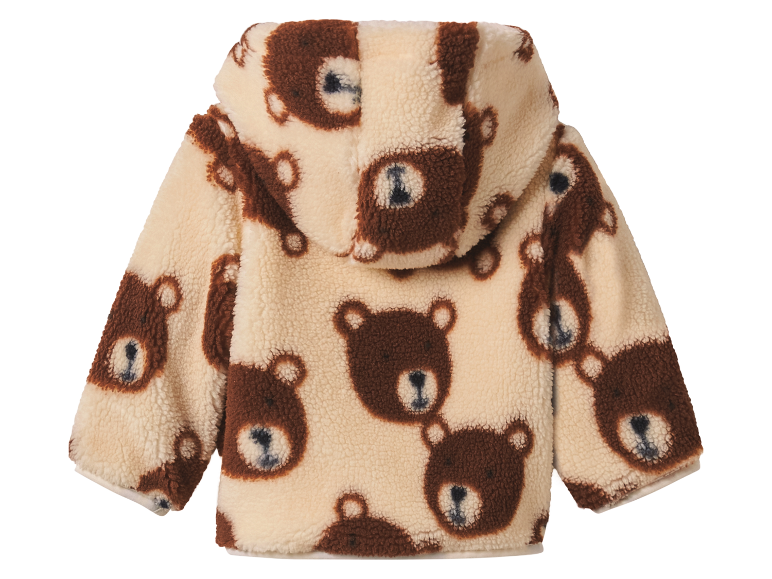 Veste en polaire pour bébé avec motif oursons.