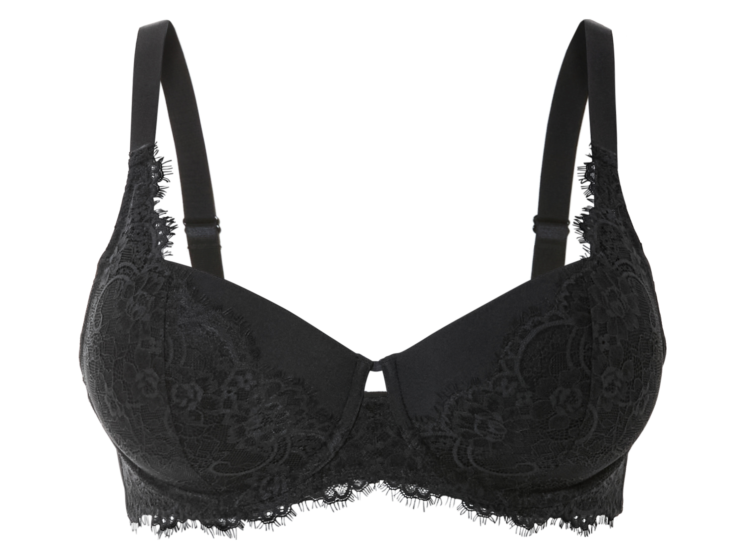 esmara® Soutien-gorge en dentelle femme (100C, noir)