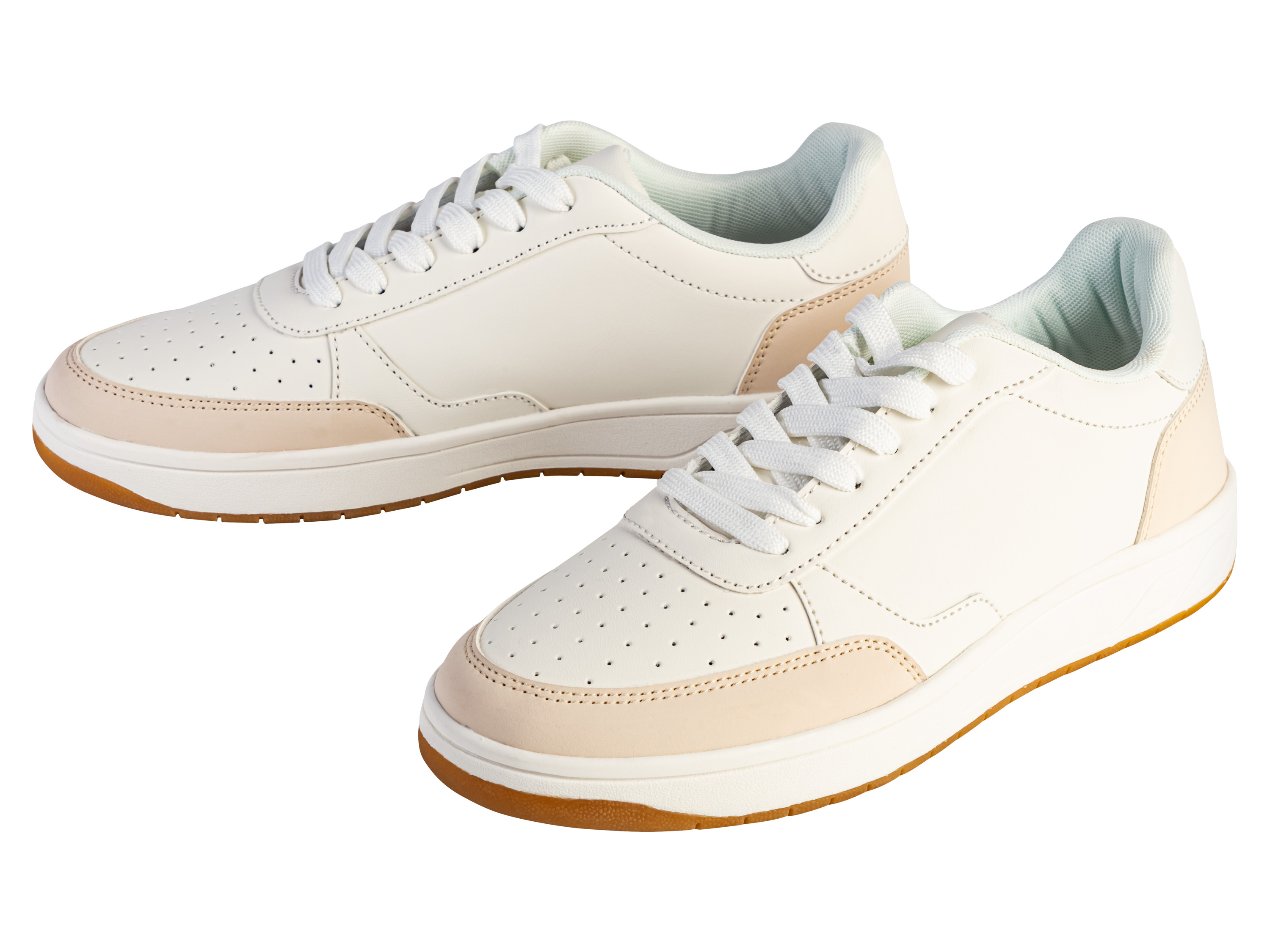 esmara® Baskets femme (39, blanc)