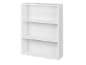Bibliothèque blanche avec trois étagères