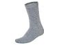 Chaussette grise en coton.