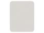 Plateau rectangulaire gris clair.