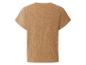 T-shirt beige à manches courtes, coupe ample.