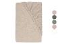 Drap-housse beige, montrant également d'autres options de couleur