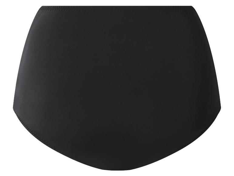 Culotte de bikini taille haute noire