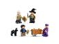 Ensemble de figurines LEGO Harry Potter avec personnages et accessoires.