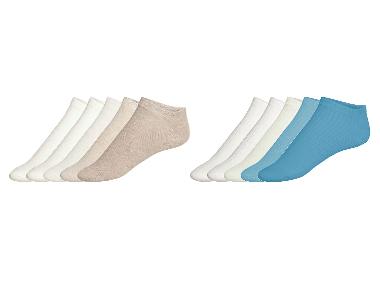 esmara® Lot de 5 paires de socquettes femme