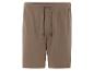 Shorts en molleton beige clair