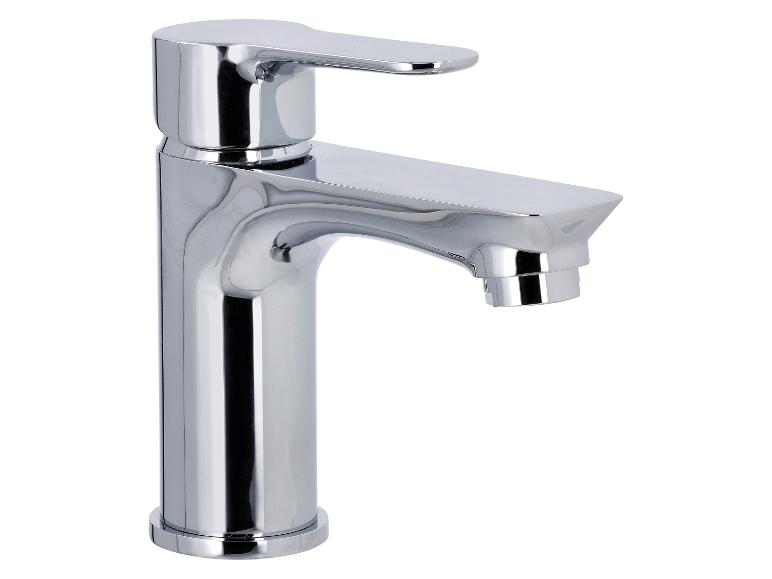 Robinet de salle de bain chromé à levier unique