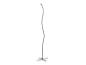 Lampadaire LED moderne au design ondulé avec base en forme de X