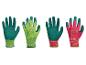Gants de travail Parkside : vert et rose, protection renforcée.
