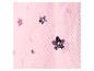 Tulle rose avec des paillettes scintillantes en forme de fleurs.