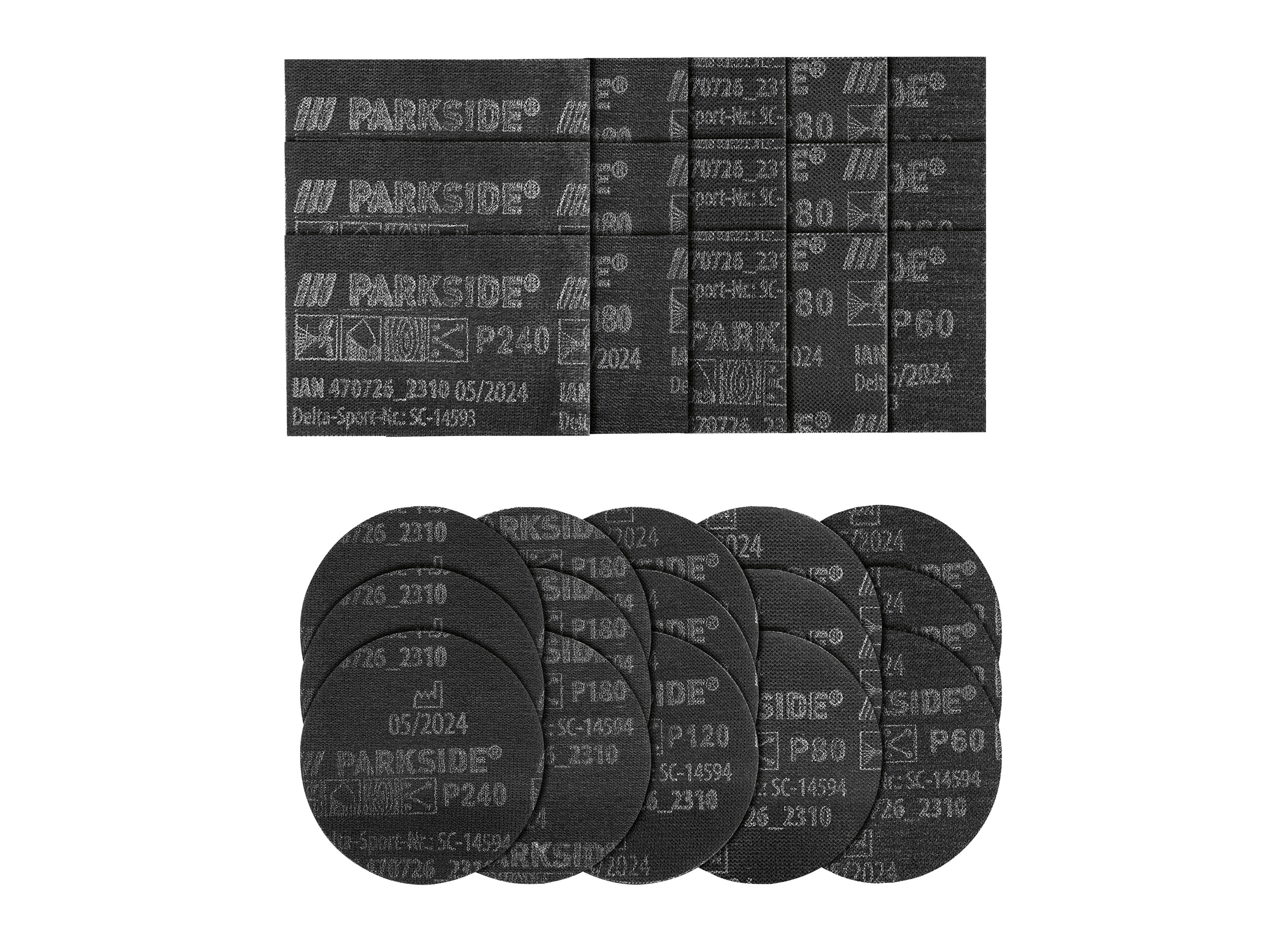 PARKSIDE PERFORMANCE® Set de grilles abrasives