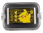 Une boîte à lunch en acier inoxydable avec un design Pikachu de Pokémon.