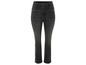 Jeans pour femmes, taille haute, couleur bleu foncé.