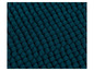 Texture d'un tapis de bain bleu foncé avec des boutons.