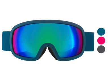 Étui de rangement pour lunettes avec illustration aquarelle et ski