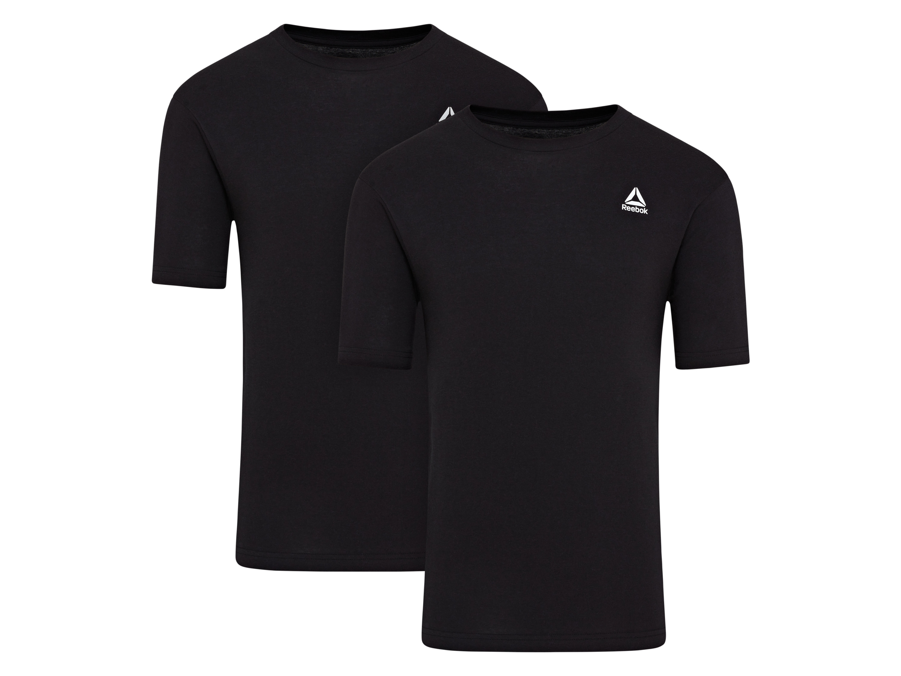 Reebok T-shirts homme lot de 2 (noir, S)
